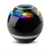 Ball Bluetooth speaker with LED light portable wireless mini speaker