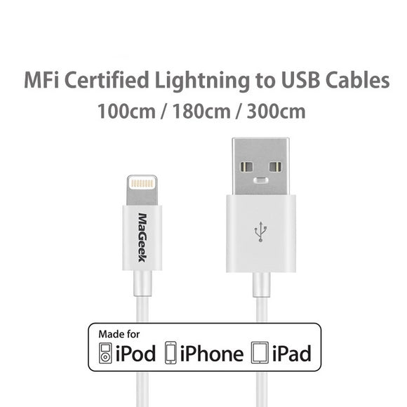 USB Cable for İOS 1m 1.8m 3m Cables